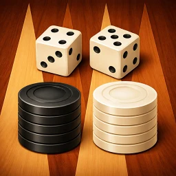 Biểu tượng Backgammon - Hai người chơi